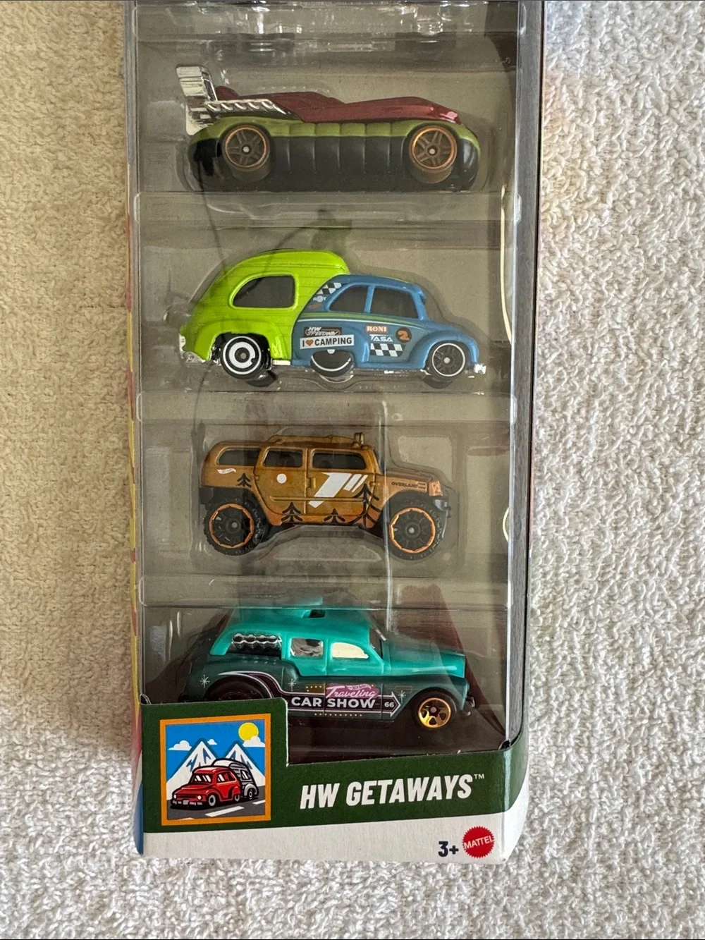 Hot Wheels HW Getaways 5 Pack Multicolor Kids Toy Cars
